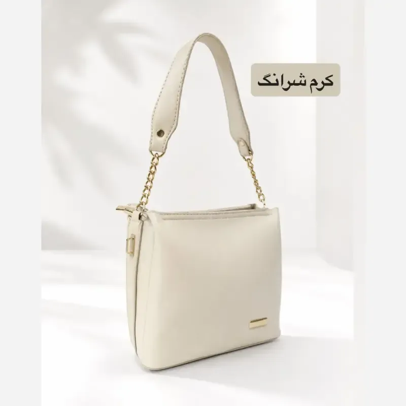 کیف زنانه چرم مصنوعی روزمره و مجلسی بند بلند