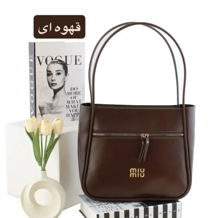 کیف زنانه چرم مصنوعی روزمره اسپرت بزرگ
