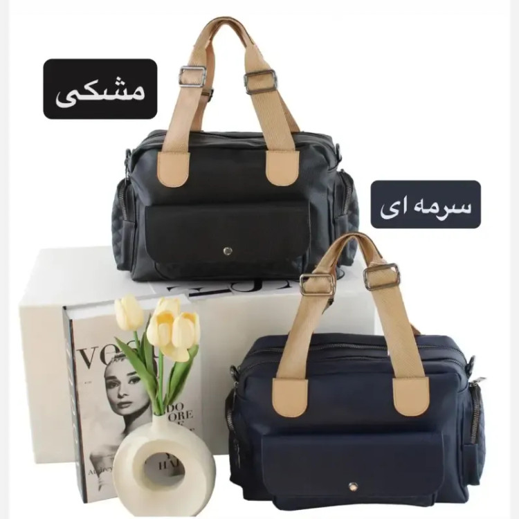 کیف زنانه چرم مصنوعی روزمره و رسمی بند بلند