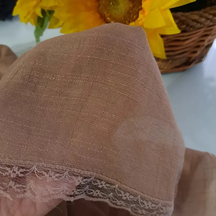 شال وال اسلپ مشکی سرمه ای نسکافه ای دور گیپور سایز 170 در 70 و 52 سانتی متر