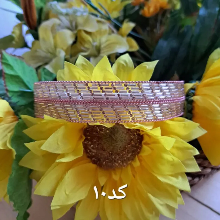 تل مجلسی گیپور سه بعدی گلدار زنانه سفید کرم بادمجانی زرشکی