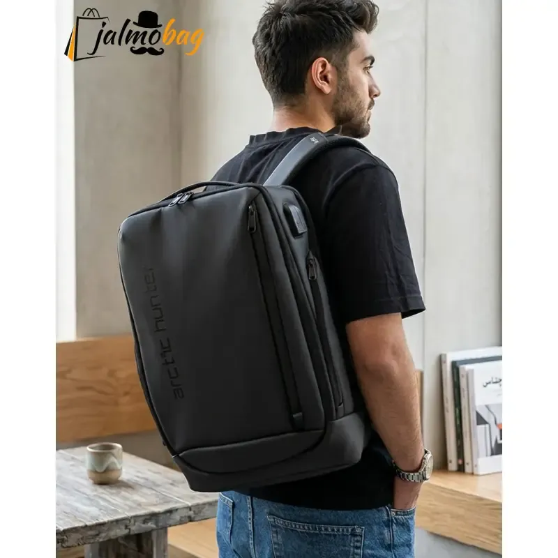 کوله پشتی دانشجویی آرکتیک هانتر ضد آب لپ تاپ دار USB دار