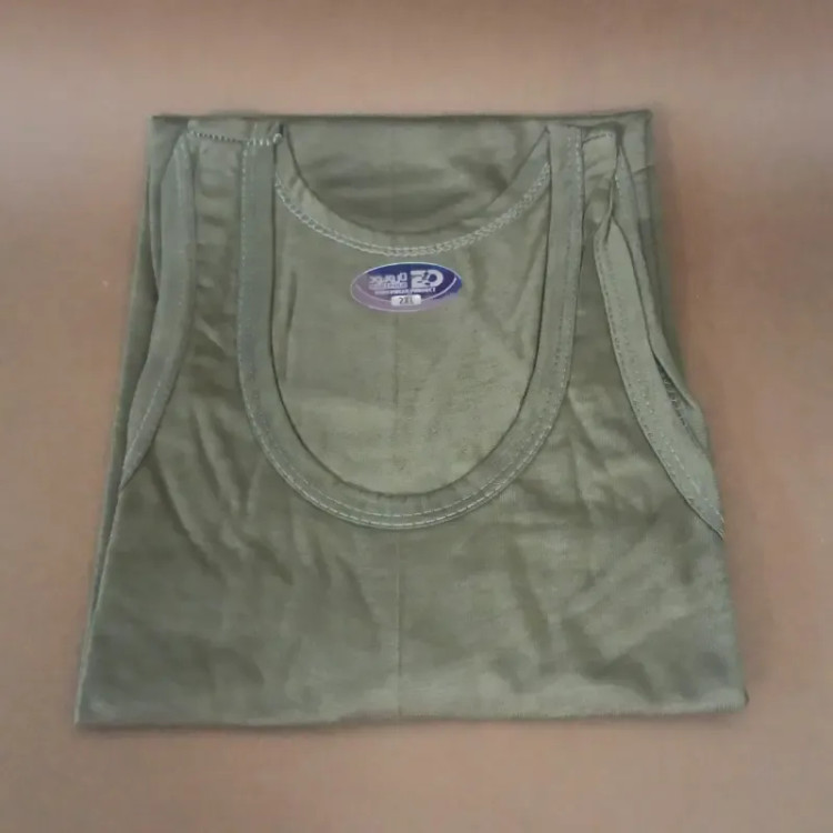 رکابی مردانه پنبهای بسته سه عددی رنگی سایز L تا 2XL