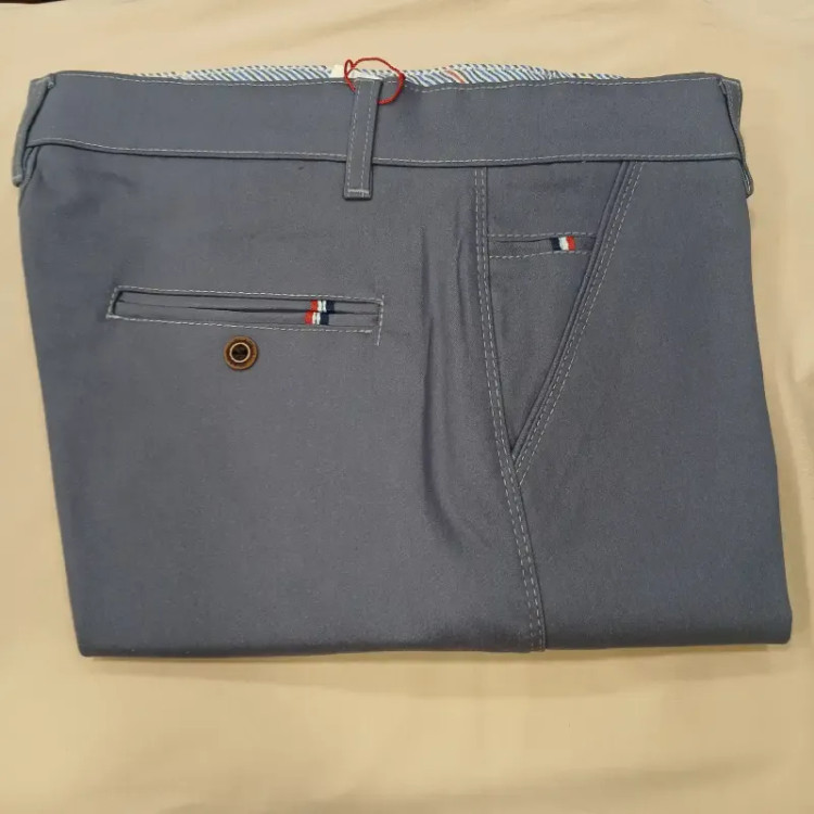 شلوار کتان مردانه کلاسیک کشی فاق متوسط سایز 42 تا 58 رنگ بندی متنوع