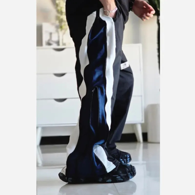 شلوار اسلش فول بگ بغل زیپ بالنسیاگا جنس گلکسی سایز XL XXL XXXL