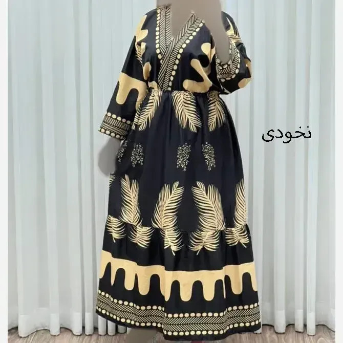 پیراهن ساحلی آیلین فلور بوگاتی فری سایز زنانه کد 1746 مناسب تا سایز 46