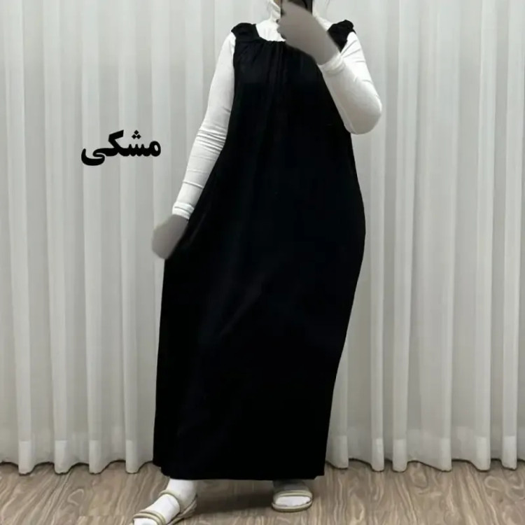 سارافون راحتی زنانه بلند نخی فری سایز مناسب تا سایز 54