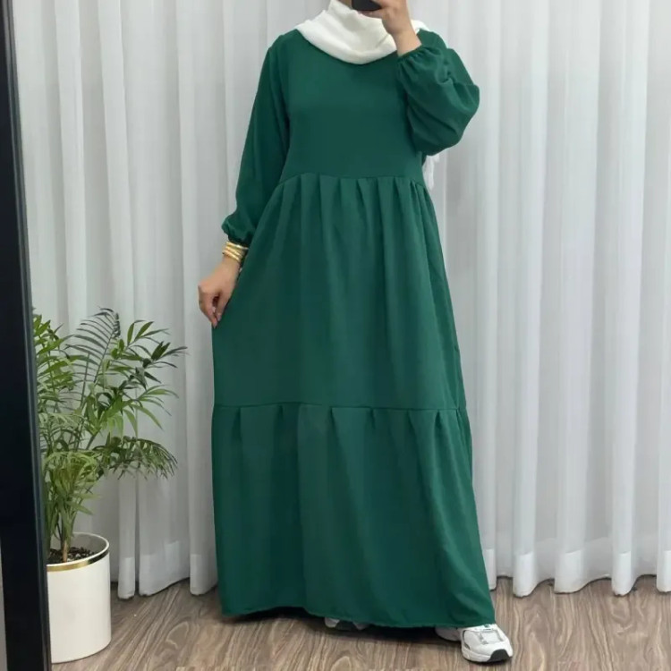 پیراهن ساحلی زنانه دریا مدل آیدا جنس ابروباد فری سایز مناسب تا سایز 48 قد 135 چروک نمیشود سایه نمیندازد